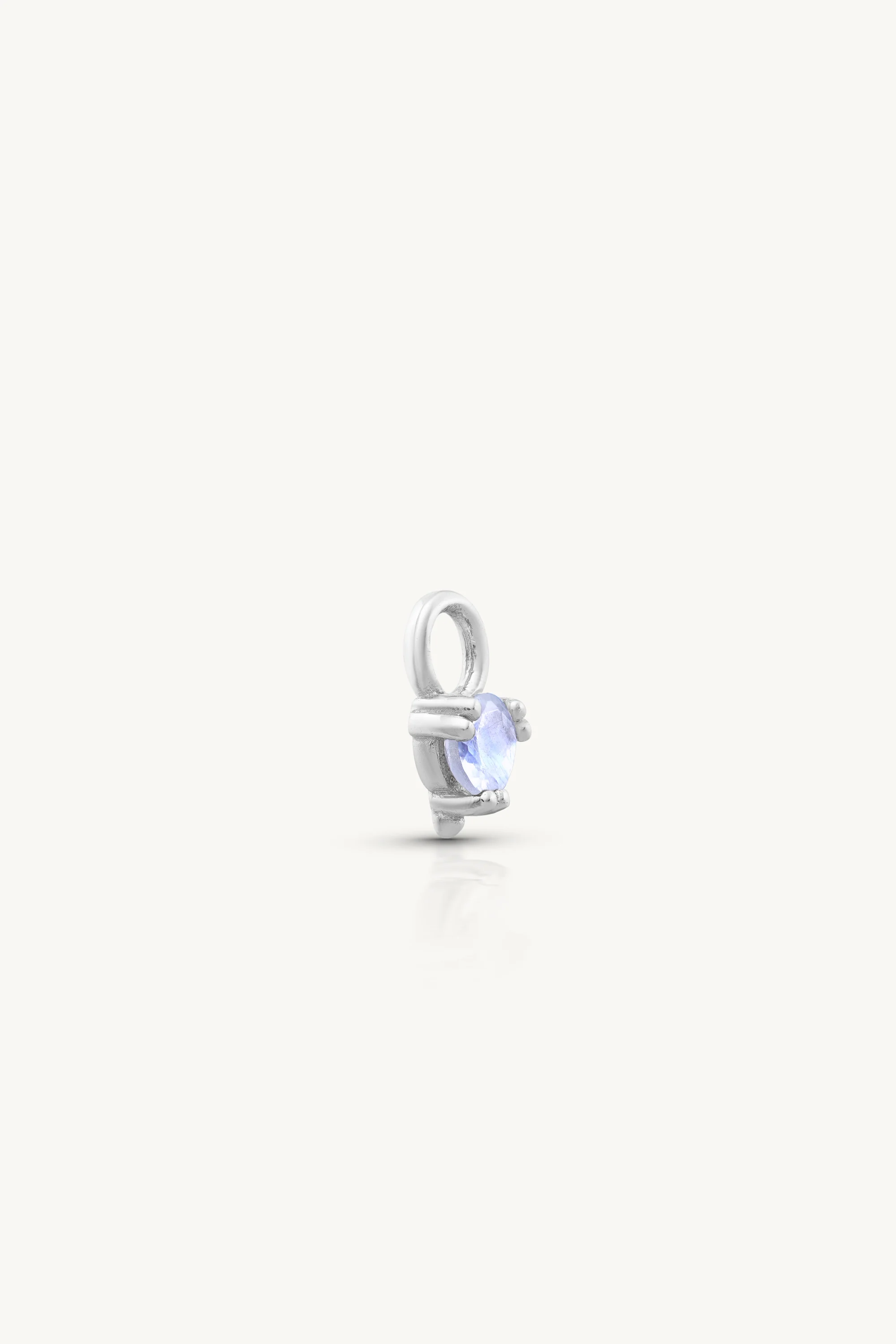 Orb Moonstone Silver Charm - Image 3