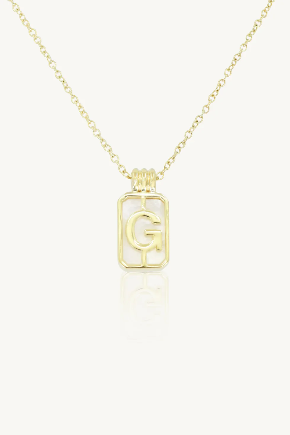 Initial A to Z Gold Necklace - Image 12