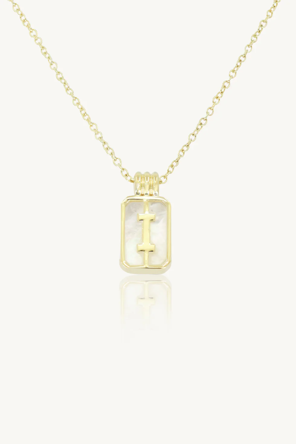 Initial A to Z Gold Necklace - Image 14