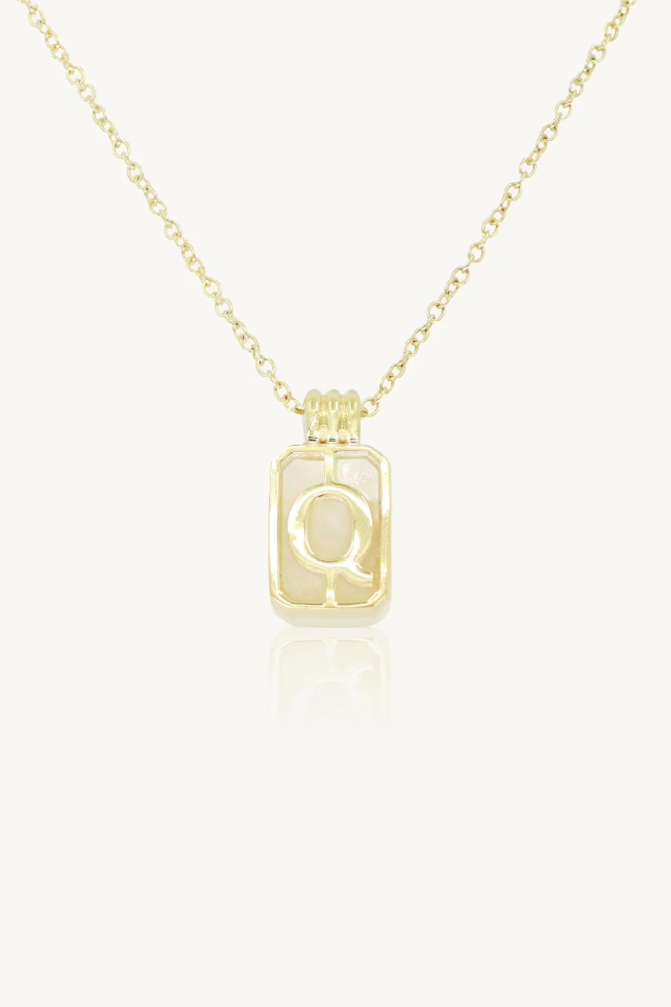Initial A to Z Gold Necklace - Image 22