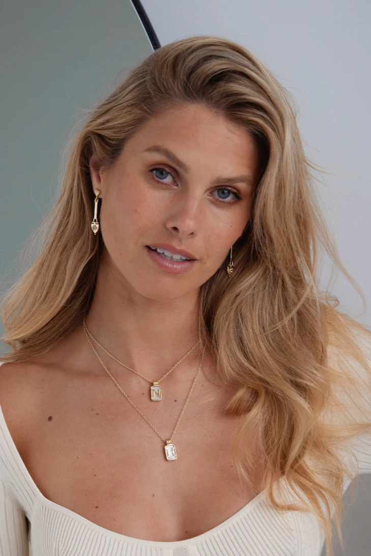 Initial A to Z Gold Necklace - Image 5