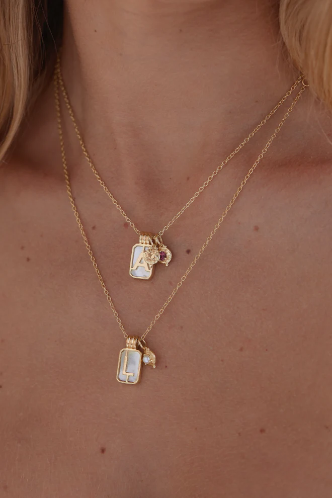 Initial A to Z Gold Necklace - Image 6