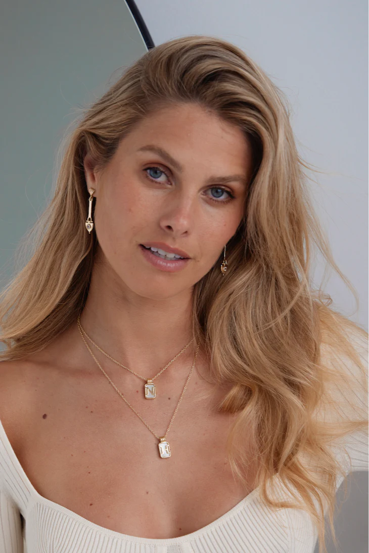 Initial A to Z Silver Necklace - Image 4