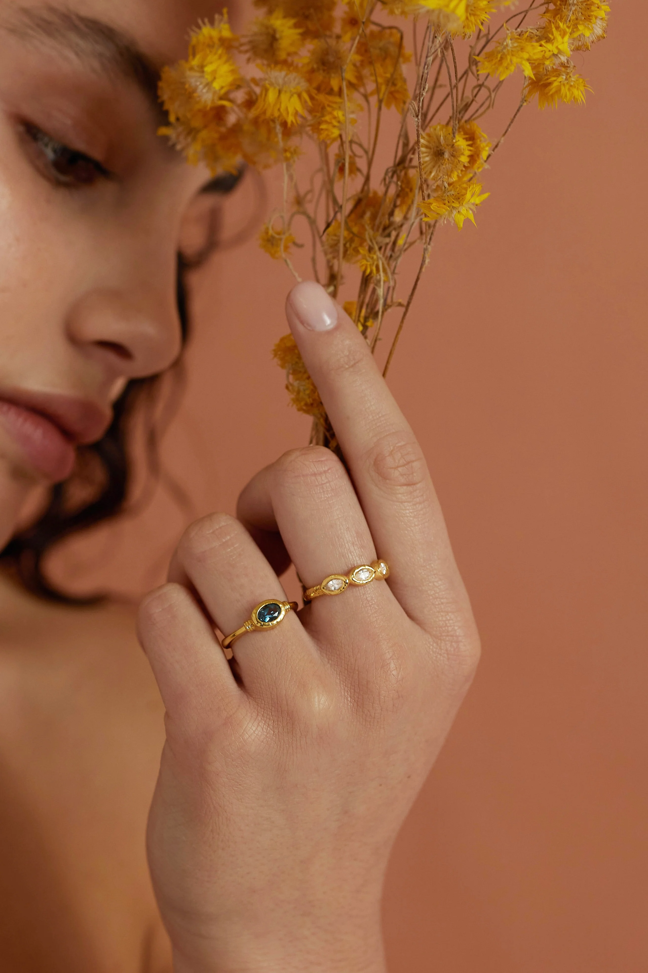 Maya CZ Gold Ring - Image 3