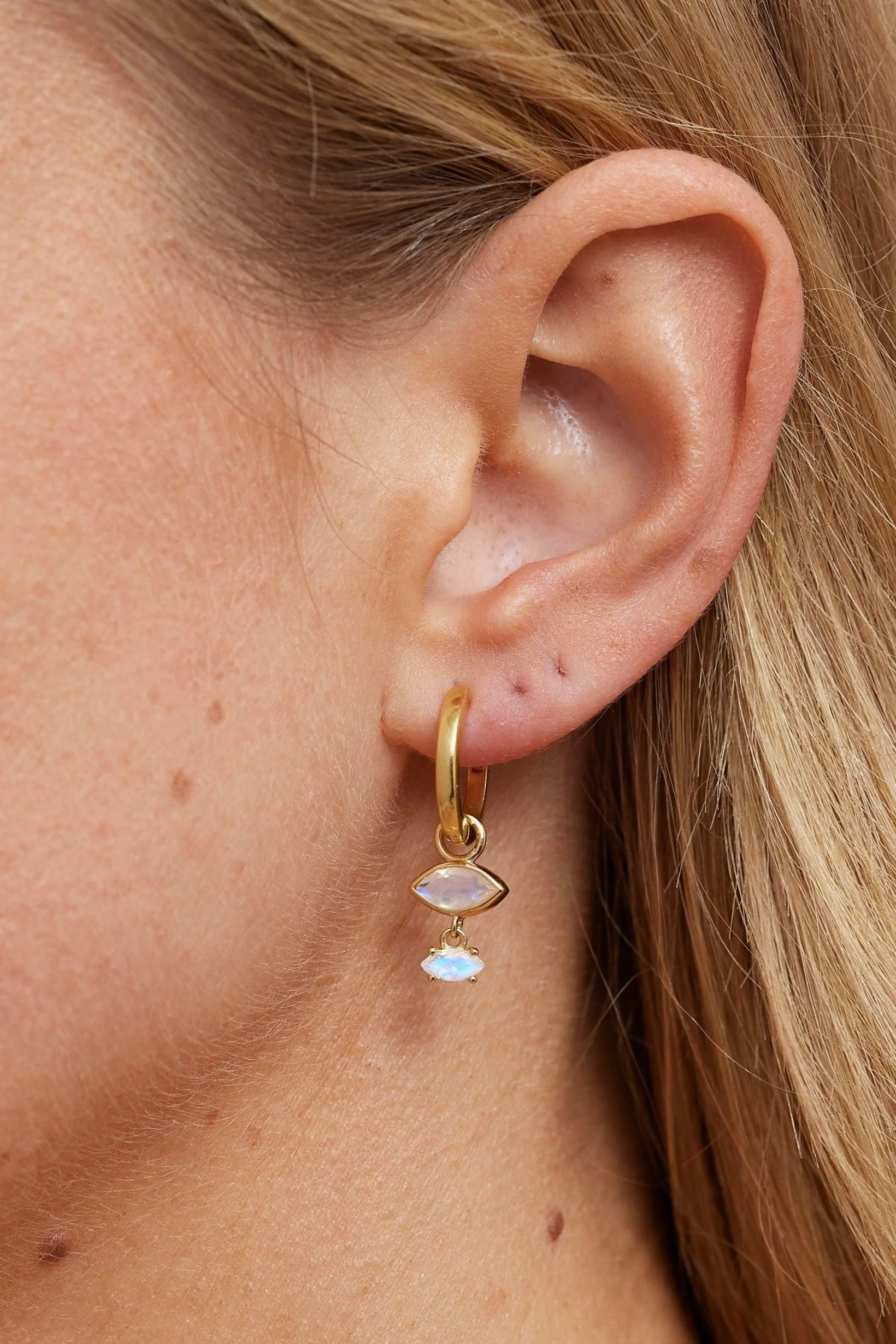 Mila Moonstone Gold Charm - Image 3