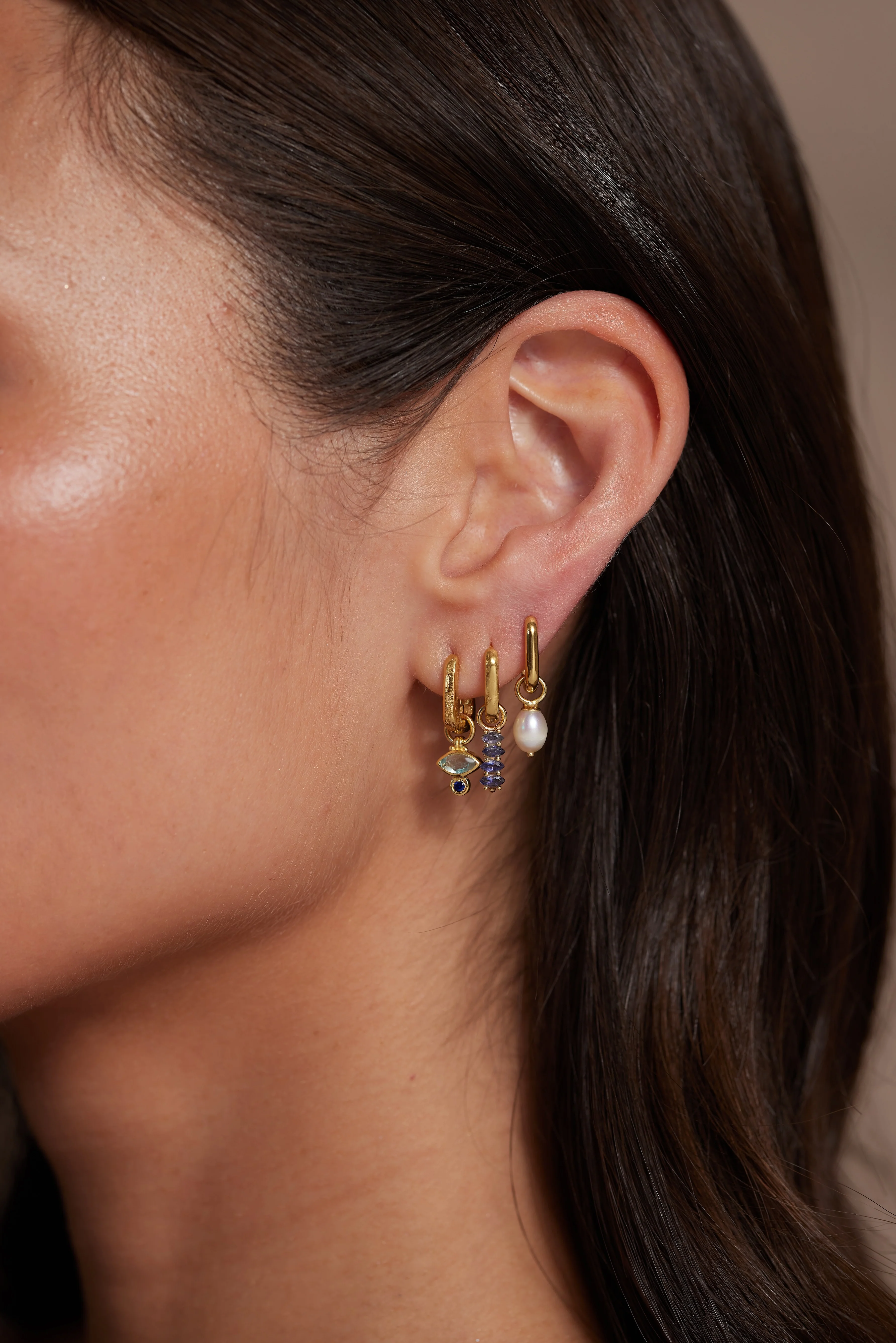 Pearl Gold Earring Charm - Image 5