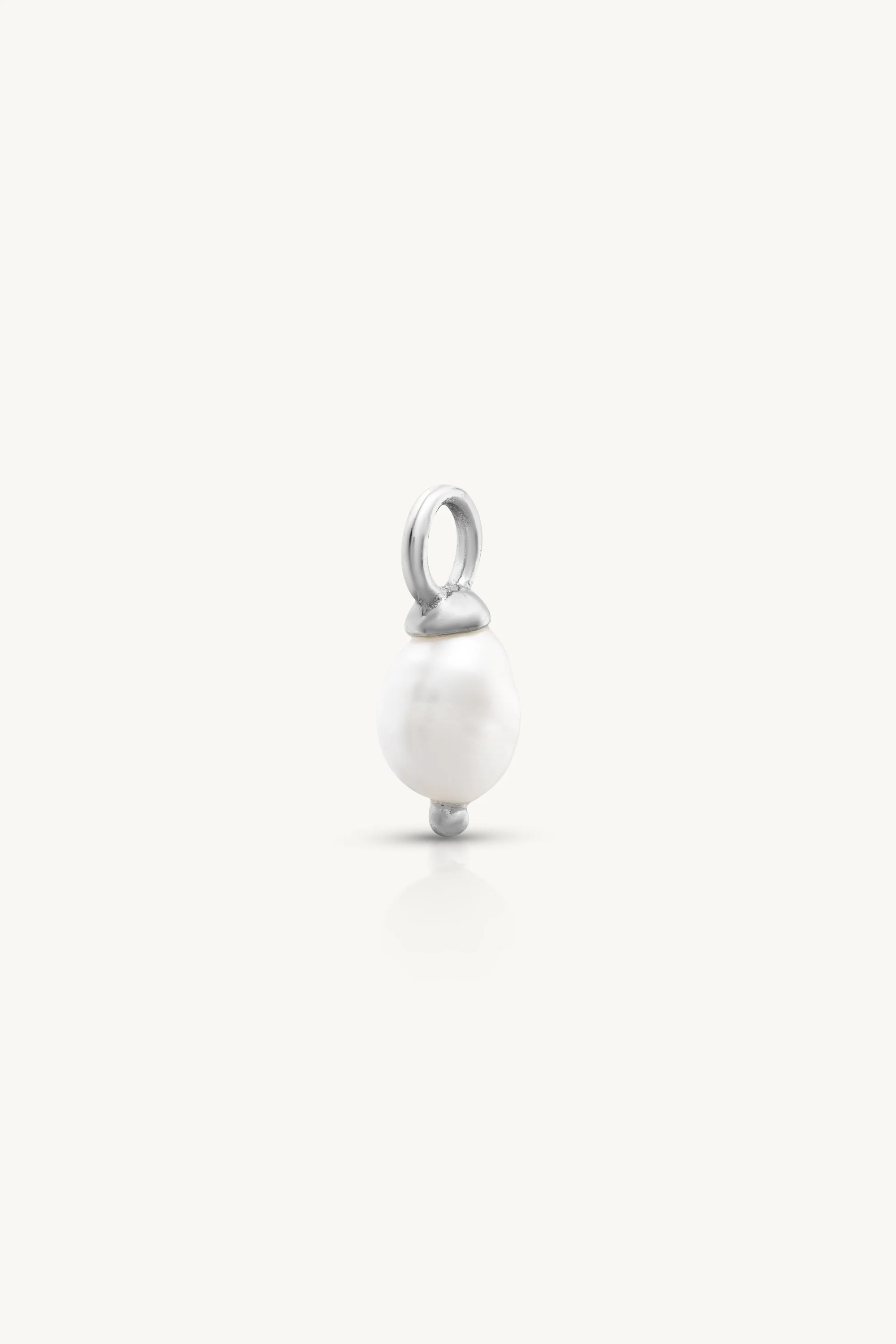 Pearl Silver Earring Charm - Image 4