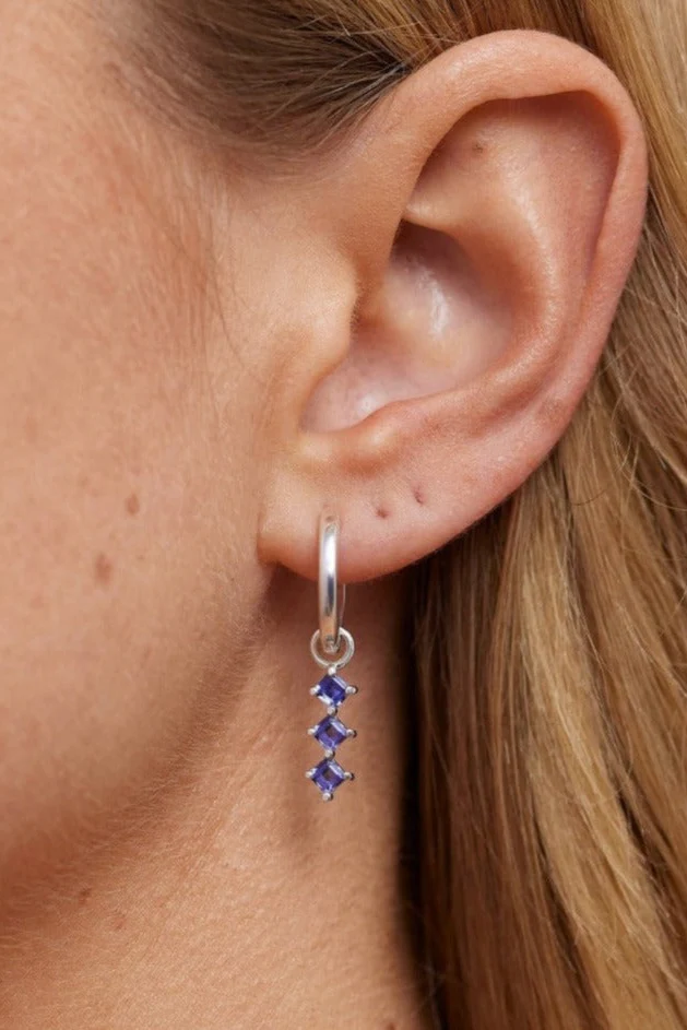 Trio Iolite Silver Charm - Image 3